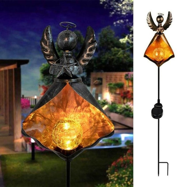 Light Metal LED Waterproof Outdoor Lights - Solar Flame