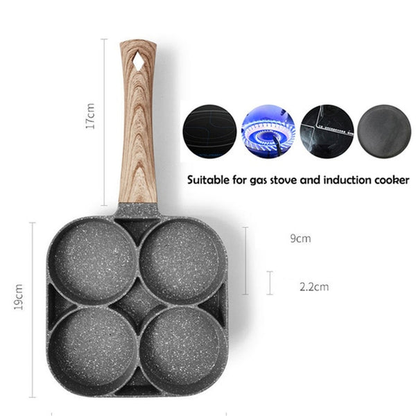 Four-hole Non-stick Frying Pan